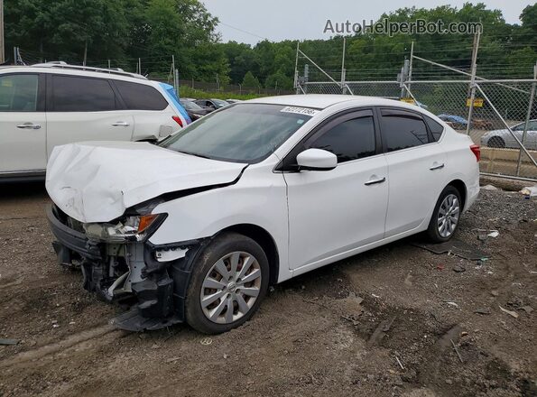 3N1AB7AP4JY332312 2018 NISSAN SENTRA White უკანა მარცხენა