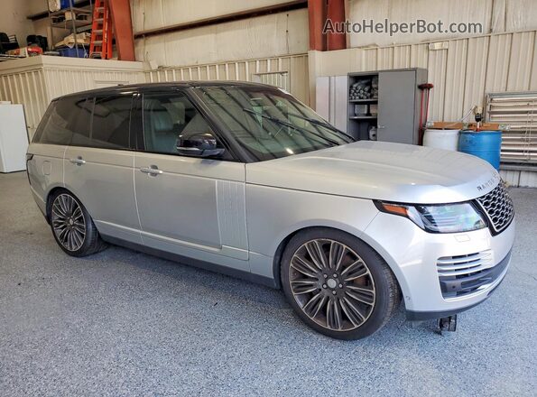 SALGS2SV4JA388738 2018 LAND ROVER RANGE Silver Front view