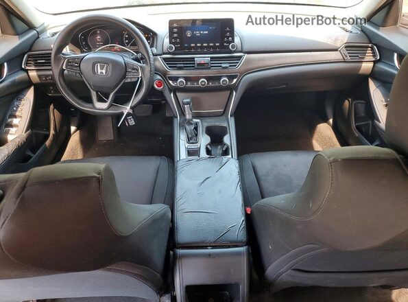 1HGCV1F19JA167183 2018 HONDA ACCORD Black Vista de los asientos traseros