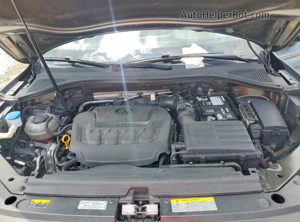 3VV3B7AX1MM081834 2021 VOLKSWAGEN TIGUAN Gray Vista de la etiqueta del VIN