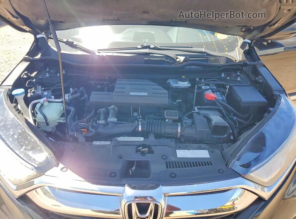 2HKRW2H91HH677982 2017 HONDA CR-V Black ძრავის განყოფილების ხედი