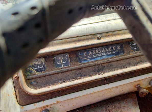 1862031853 1966 DODGE ARIES Brown Vista del cuadro de instrumentos