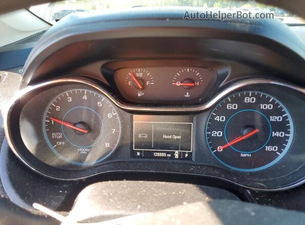 1G1BE5SM7J7106180 2018 CHEVROLET CRUZE White ხელსაწყოთა პანელის ხედი