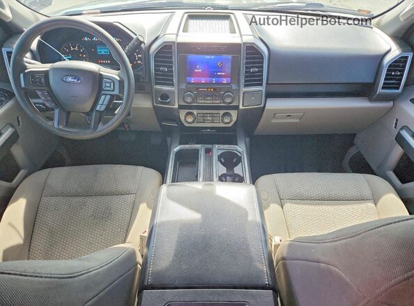 1FTEW1CP5KKF30605 2019 FORD F150 Gray Vista del cuadro de instrumentos