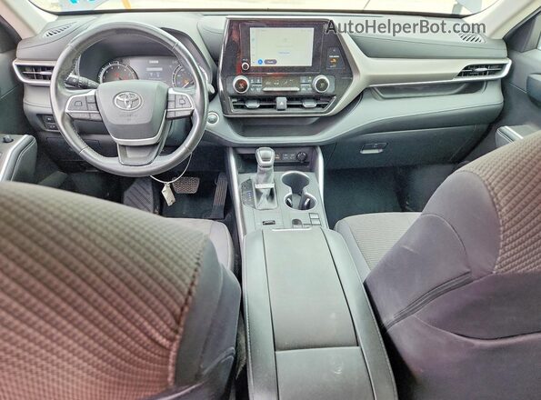 5TDKDRAH9RS532878 2024 TOYOTA HIGHLANDER Gray ხელსაწყოთა პანელის ხედი