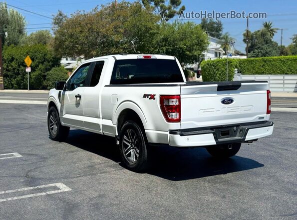 1FTEX1CP9PKF67631 2023 FORD F150 White Przód prawy