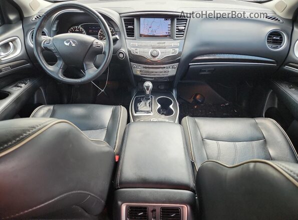 5N1DL0MMXJC504296 2018 INFINITI QX60 Black ხელსაწყოთა პანელის ხედი