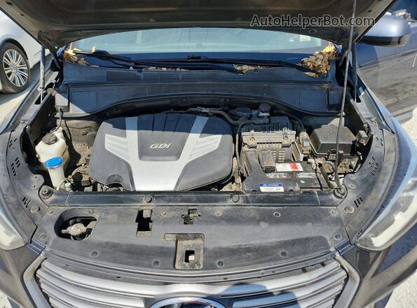 KM8SM4HF7HU206171 2017 HYUNDAI SANTA Charcoal VIN կոդի պիտակի տեսք