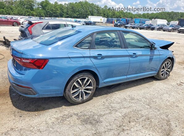 3VW7X7BU1SM076343 2025 VOLKSWAGEN JETTA Blue Front right