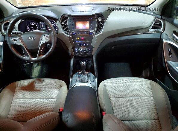 5XYZTDLB5HG432236 2017 HYUNDAI SANTA Black Vista del cuadro de instrumentos