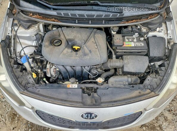 KNAFK5A87G5567757 2016 KIA FORTE Silver ძრავის განყოფილების ხედი