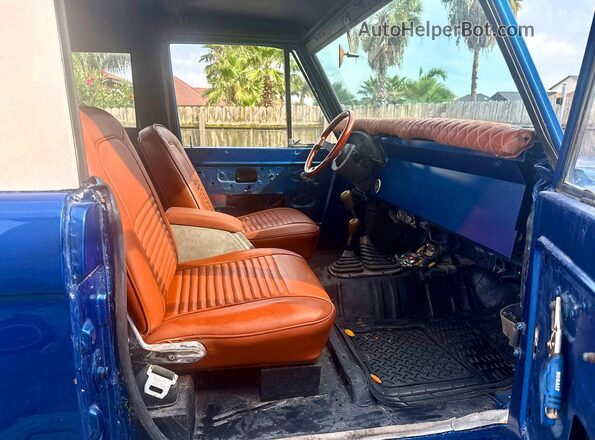 1D37281C0L0 1966 FORD BRONCO Синий Вид задних сидений