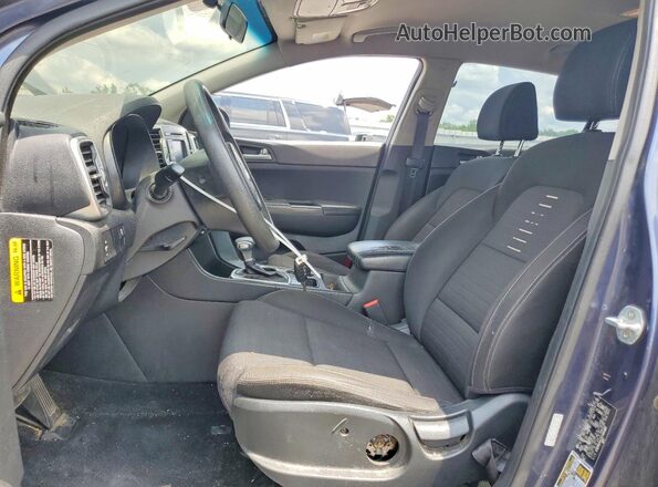 KNDPM3AC5J7484012 2018 KIA SPORTAGE Blue Widok deski rozdzielczej