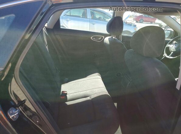 3N1AB7AP2HY356599 2017 NISSAN SENTRA Black Հետևի նստատեղերի տեսք