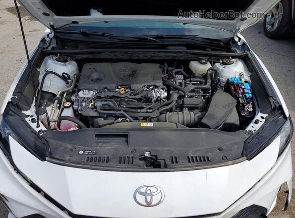 4T1DAACK3SU142609 2025 TOYOTA CAMRY White ძრავის განყოფილების ხედი