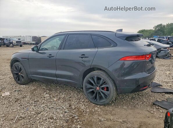 SADCM2BV6HA498253 2017 JAGUAR F-PACE Gray Trasero derecho