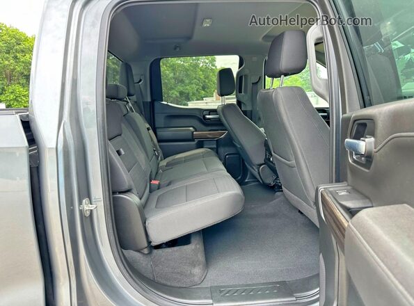 1GCUYEET2NZ192504 2022 CHEVROLET SILVERADO Silver Front interior view