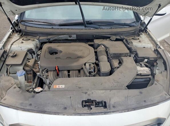 5NPE24AF8GH353044 2016 HYUNDAI SONATA Белый Вид подкапотного пространства