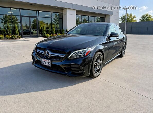 55SWF6EB5KU309083 2019 MERCEDES-BENZ C Black Tył prawy