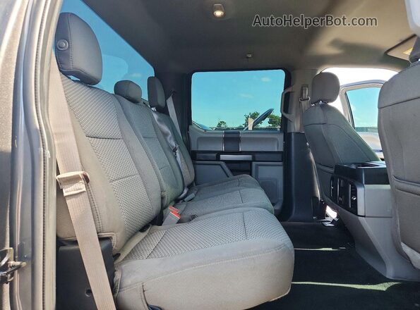 1FTEW1CP5KKF30605 2019 FORD F150 Gray Vista interior trasera