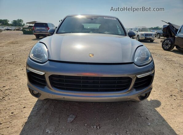WP1AF2A28GLA40512 2016 PORSCHE CAYENNE Gray Հետևի տեսք