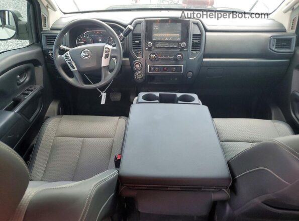 1N6AA1FA0MN518719 2021 NISSAN TITAN White Instrument cluster view
