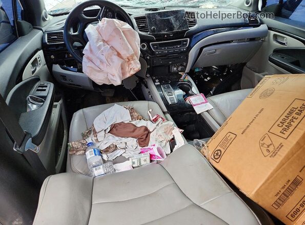 5FNYF5H63NB004334 2022 HONDA PILOT Silver Սարքավորումների վահանակի տեսք
