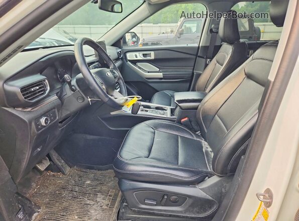 1FM5K8FW1PNA06778 2023 FORD EXPLORER White Вид панелі приладів