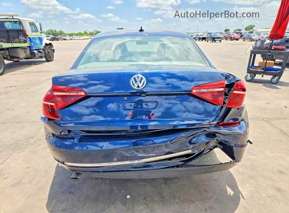 1VWLA7A38KC014254 2019 VOLKSWAGEN PASSAT Blue Вид салону спереду