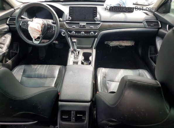 1HGCV1F52JA260937 2018 HONDA ACCORD Gray Vista del cuadro de instrumentos