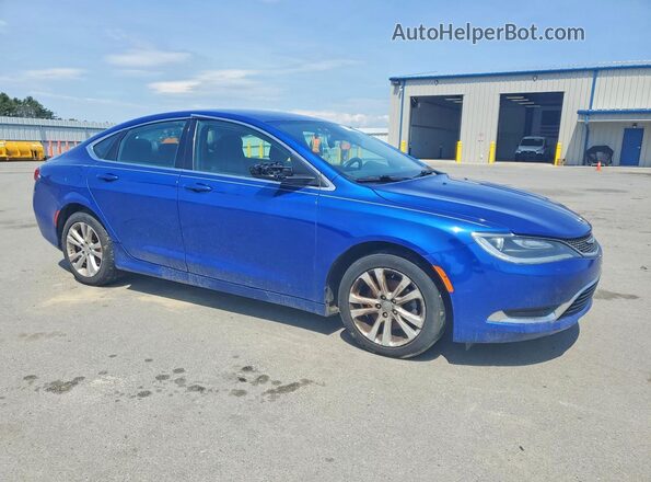 1C3CCCAB2GN155902 2016 CHRYSLER 200 Blue Front right