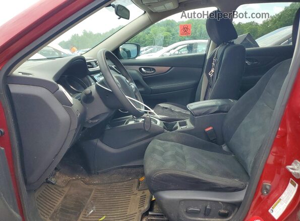 5N1AT2MV6GC814395 2016 NISSAN ROGUE Red წინა პანელის ხედი