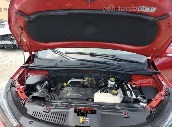 KL4CJASB8KB716788 2019 BUICK ENCORE Red Engine compartment view