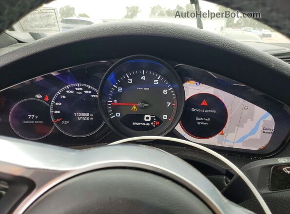 WP1AA2AY1KDA10970 2019 PORSCHE CAYENNE White Vista de los asientos traseros