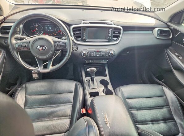 5XYPG4A3XHG321947 2017 KIA SORENTO White Widok zestawu wskaźników