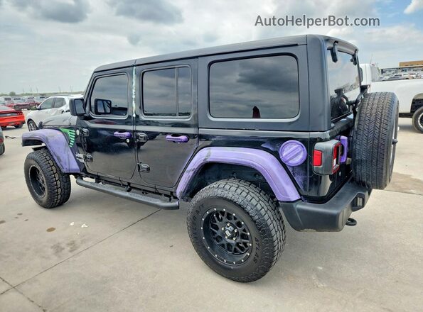 1C4HJXDG9LW241203 2020 JEEP WRANGLER Black Tył prawy