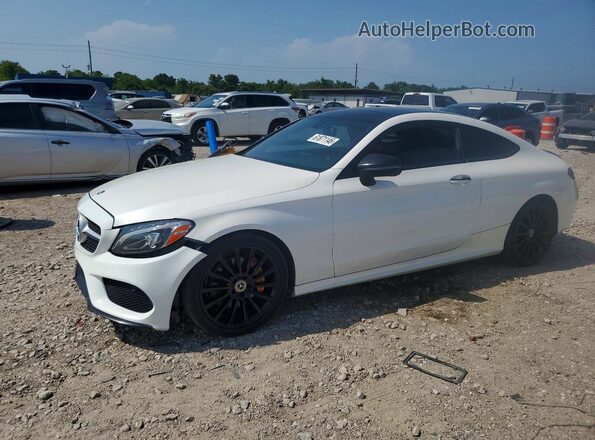 WDDWJ4JB0JF626389 2020 MERCEDES-BENZ C White Trasero izquierdo