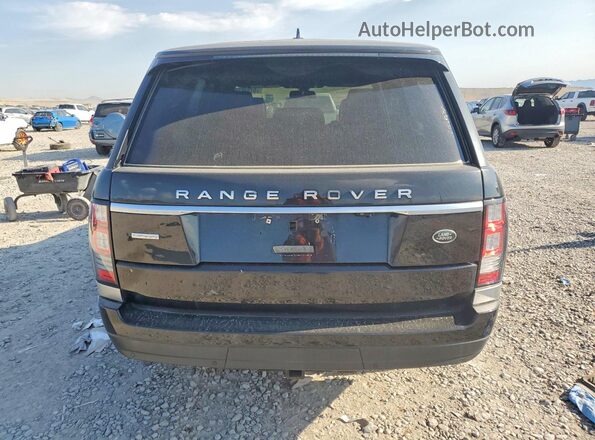SALGV2EF7GA302164 2016 LAND ROVER RANGE Black წინა სალონის ხედი