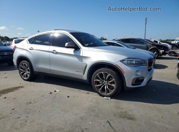 5UXKU0C51J0G80773 2018 BMW X6 Silver Widok z przodu