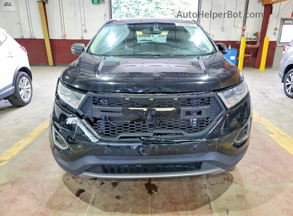 2FMPK3K94HBC27834 2017 FORD EDGE Black Вид ззаду