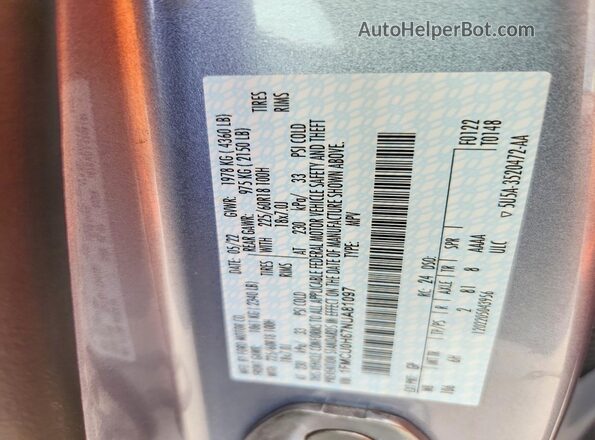 1FMCU0H67NUA81097 2022 FORD ESCAPE Silver 