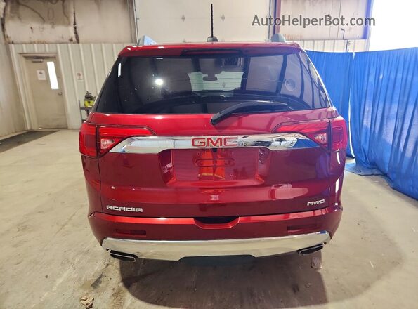 1GKKNXLS5KZ284194 2019 GMC ACADIA Red Vista interior delantera