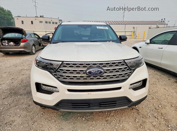 1FM5K8FW1PNA06778 2023 FORD EXPLORER White Вид ззаду