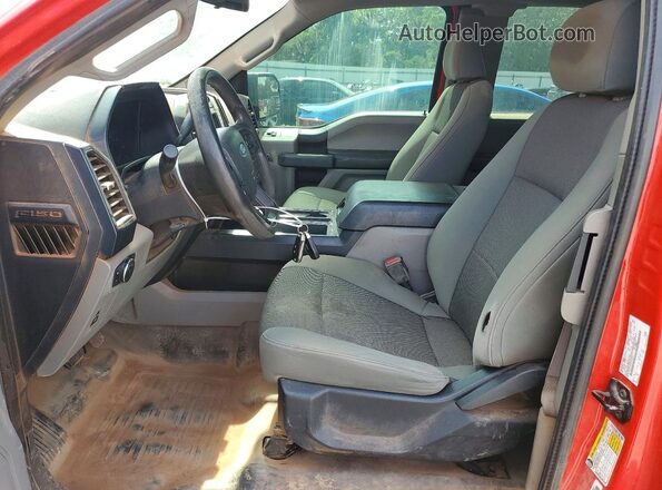 1FTEX1CP3GKF96610 2016 FORD F150 Red Dashboard view