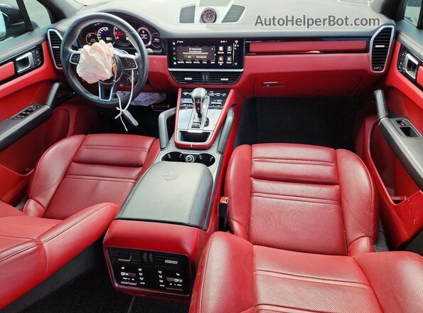 WP1AB2AY7NDA31761 2022 PORSCHE CAYENNE Black Vista del cuadro de instrumentos