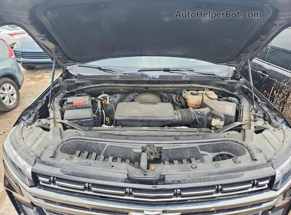 1GNSCEKD4MR458971 2021 CHEVROLET SUBURBAN Black Widok naklejki z numerem VIN