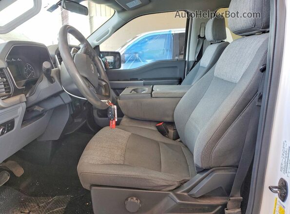 1FTEW1CB9MKE66091 2021 FORD F150 Белый Вид панели приборов