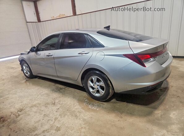 5NPLL4AG4MH016024 2021 HYUNDAI ELANTRA Серебряный Задняя правая четверть