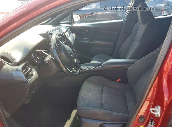 NMTKHMBX6JR002626 2018 TOYOTA C-HR Red Առջևի վահանակի տեսք