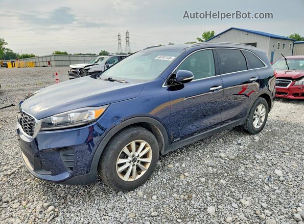 5XYPGDA37KG505346 2019 KIA SORENTO Blue Tył lewy